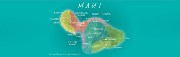 aerial map of Maui